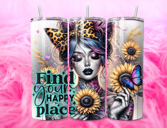 FIND YOUR HAPPY PLACE 20oz Tumbler