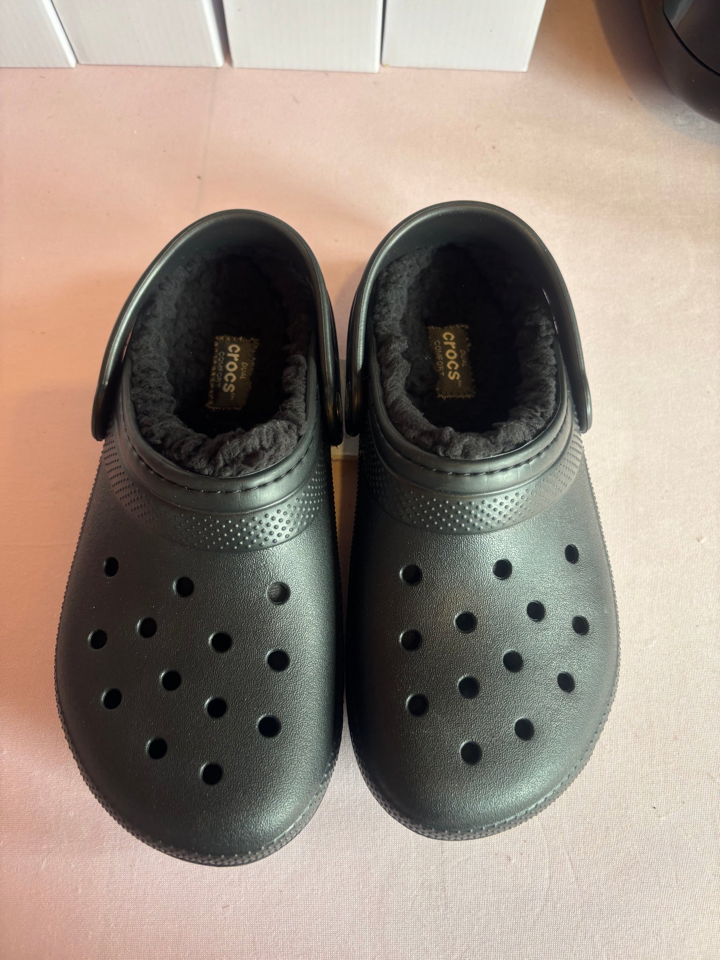 Junior orders lined crocs